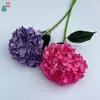 Hortensias Frescas, Hortensias Macaron, Flores de Seda Decorativas para Salones de Banquetes de Bodas, Ramilletes de Fondo para Hoteles, Flores Artificiales