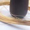 Fio de cobre banhado a ouro 14K cor de ouro formato enrolado semi-rígido não descascante fio de cobre manual diy acessórios de joias caseiros materiais