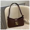 Bolso Retro Nicho de Alta Gama 2025 Nuevo Moda Sobaco Versátil Bolso Baguette Retro Bolso de Hombro de Mano para Mujer