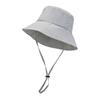 Chapéu masculino para lazer ao ar livre com proteção solar chapéu de sol coreano simples de cor sólida para homens chapéu de viagem para caminhada para mulheres atacado