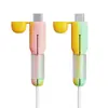Funda protectora para cable de datos para prevenir roturas, apta para Apple y Android, organizador de cables, conector anti-roturas, funda protectora universal
