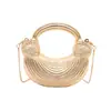 Bolso Cruzado Casual de Acrílico de Nicho Transfronterizo Bolso de Mano Bolso de Fideos Luna Creciente