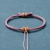 15 hebras de trenza fina de ocho cabos trenzada a mano pulsera de cordón rojo se pueden usar cuentas de transferencia Jade Marca de mano de Jade productos terminados