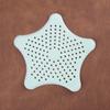 Estrella de Cinco Puntas Fregadero de Cocina Anti-Obstrucción Estrella Silicona Tacto Colador de Piso Drenaje de Alcantarilla de Baño