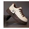 Sapatos Plataforma Femininos Pão com forro de lã 2024 Super Macios Novos Versáteis Casuais Sapatos Femininos Tênis de Moda Quentes Esportivos Sapatos de Algodão