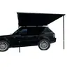 Tenda Lateral para Carro com Carcaça de Liga de Alumínio, Tenda Lateral Impermeável de Borracha Preta com Abertura Rápida e Carcaça Rígida, Toldo de Sol para Acampamento de Veículo Recreativo