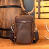 Bolsa Transversal Retrô de Couro Marant Crazy Horse Bolsa de Ombro Elegante para Celular Masculina Mochila Transversal Masculina Fornecimento Douyin