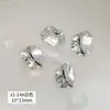 Flash k9 alto huevo de paloma joyería de uñas al por mayor bola de diamante terminada ovalada pila de taladro decoración de taladro de uñas de aleación
