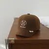 Nuevos sombreros de otoño e invierno para niños, gorras de béisbol estilo coreano de pana para niños, sombreros de sol para niñas, gorras de béisbol de moda para bebés