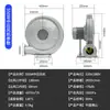 Ventilador Centrífugo de Média Pressão para Caldeira de Fogão a Gás de Carvão 250W 550W Soprador 220V Potente Soprador Industrial