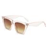 3353 marco grande ojo de gato moda europea y americana alto sentido trapecio Amazon venta al por mayor protección solar gafas de sol para hombre y mujer gafas de sol