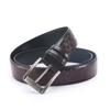 Cinto masculino liga fivela pino PU cinto jeans com casual all-match fivela pino cinto noite mercado fornecimento