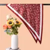 Bufanda Triangular de Sarja Estampada con Patrón Paisley para Mujer, Bufanda de Moda de Alta Gama, Suministro Directo de Fábrica