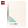 Deli Lpa580-1 (Niudun-Cuadrado) Cuaderno de Espiral de PP