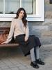 Suéter HjWool de Hengjia 100% Lana Sin Costuras de una Sola Pieza para Mujer Cuello Alto Ropa Interior Estilo Casual Japonés y Coreano Moldeado