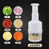 Espremedor de Alho de Aço Inoxidável, Ferramenta Multifuncional de Cozinha para Picar Legumes, Amassar Alho, Cortar Cebolas, Novo Cortador de Alho