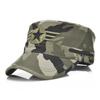 Novo chapéu liso masculino estilo coreano moda verão costura angustiado chapéu militar feminino chapéu de sol primavera novo chapéu
