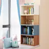 Estantería simple moderna de pie para piso, estante para libros, sala de estar, dormitorio, hogar, combinación para estudiantes, estantería sencilla para niños