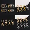 Herrajes de Aleación Metálica Llavero con Mosquetón Conector Giratorio Hebilla de Puerta Colgante Llavero Accesorios para Joyería DIY
