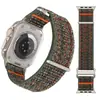 Para Apple Watch com Anel Traseiro Loop Pulseira de Nylon NIKE Pulseira iwatch s9ultra1-8ª Geração