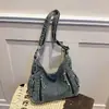 Transfronterizo 2026 Nuevo Bolso de Motocicleta Francés Retro Lavado Desgastado Chica Caliente Gran Capacidad Estilo Wasteland Bolso de Hombro Cruzado