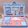 Nuevo Espejo de Maquillaje Planificador Set de Caja de Regalo Japonés Regalo de Alto Valor Estudiante Set de Cuaderno de PU Caja de Regalo