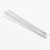 Aguja para ensartar cuentas para manualidades DIY, Alambre de acero inoxidable para ensartar cuentas, Herramienta ultra fina para ensartar perlas, Aguja de coser a mano