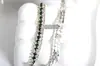Cadena de Pedrería Soldada de Tres Filas 8+16+8 Cadena de Pedrería Densa Electroplateada Cadena de Pedrería Versátil Accesorios para Joyería DIY