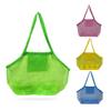 Bolsa de conchas para cavar arena para niños juguete de playa bolsa de playa de malla bolso de mano mochila juguete bolsa de playa