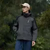 Traje de Montañismo para Exteriores 2024 con Forro Polar Engrosado Cortavientos A prueba de Frío Forro Polar Extraíble Traje Rústico para Hombre Tres en Uno