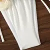 Bikini de Baño para Mujer con Flores Tridimensionales Estilo Nuevo 2026, Moderno y Sexy con Amarres, Bikini Transfronterizo de Amazon