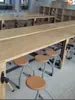 Mesa de Experimentos de Artesanía Tecnológica General para Escuelas Primarias y Secundarias Mesa de Práctica Integral Mesa de Trabajo para Metalurgia Carpintería Mesa para Sala de Tecnología Laboral Acero-Madera
