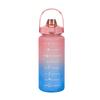 Vaso de agua de gran capacidad unisex vaso con boquilla botella de agua para exteriores botella de agua deportiva vaso de plástico resistente a altas temperaturas juego de tres piezas