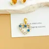 Colar de borla de cristal pendurado com flores requintadas, acessórios de joias DIY, design de nicho, acessórios de alta qualidade para mulheres