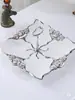 Platos de Cerámica con Relieve Estilo Palacio Europeo para Frutas en Varios Estilos, Platos de una Sola Capa, Platos de Presentación, Platos Creativos, Platos para Bodas con Defectos