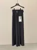 Calça Jianhe de Cintura Alta com Pregas Duplas e Perna Larga para Mulheres, Novo Estilo Primavera, Simples e Solta, Calça Casual Versátil para Trabalho e Lazer 59270