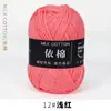 Fio de Algodão Leiteiro de Quatro Fios Lã Média Fina Bolsa de Tricô DIY Feita à Mão Bolsa de Material de Algodão para Boneca Fio Penteado Fio de Crochê