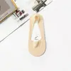 Calcetines de Verano Finos de Seda de Hielo Transpirables Invisible para Mujer Zhuji, Antideslizantes, Cortos de Corte Bajo, Versátiles