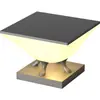 Lámpara de Poste de Acero Inoxidable, Lámpara de Portón, Lámpara de Pared Solar, Lámpara de Poste de Puerta, Lámpara LED Impermeable y a Prueba de Óxido para Jardín y Plaza