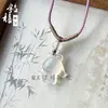 Atacado de Pingentes de Calcedônia Branca Buda e Guanyin de Alta Qualidade, Fecho Ruyi de Ágata, Pingentes de Jade Feijão da Sorte, Fornecimento ao Vivo