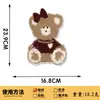 Acessórios de Roupa Infantil Desenho Animado Toalha de Urso Grande Adesivos de Tecido Bordados Adesivos de Patch Bordados Adesivos DIY Costurados à Mão