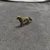 Perro de Jardín Bulldog Chapado en Cobre Bulldog Francés Figura Bronce Antiguo Pieza de Microtallado Promotor de Riqueza Imitación Antigua Hecho a Mano Decoración de Oficina Hogar