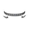 Adecuado para 10-16 Serie 5 de BMW F10/F18 Lip Frontal Estilo MP Spoiler Frontal Modificado y Difusor Trasero Kit de Carrocería Pequeño