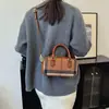 Bolso Clásico de Cuadros Elegante Exquisito, Bolso de Mujer de Gama Alta Nicho Casual Estilo Perezoso Más Vendido, Bolso Cruzado Diario para el Trabajo