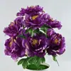 Venta al por mayor de Ramilletes de Flores Artificiales de 10 Piezas de un Fabricante de Pantallas, con Flores de Seda Artificial Estilo Chino para Decoración y Arreglos de Boda