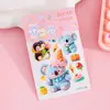 Pegatinas 5D tridimensionales con relieve para niñas, dibujos animados infantiles, autoadhesivas, impermeables, decoración DIY para funda de teléfono, patrones pequeños