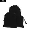 Bolsa de joyería de franela de alta calidad, bolsa para joyas, bolsa para guardar joyas, bolsillo con cordón, bolsa pequeña de tela, bolsa de terciopelo brocado, bolsa de embalaje, venta al por mayor