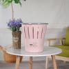 Bote de Basura de Plástico con Anillo al por Mayor Hogar Dormitorio Sala de Estar Cocina Dormitorio de Estudiantes Almacenamiento