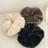 Goma de Pelo de Felpa para Otoño e Invierno Pelo de Visón Sintético Caliente Cómoda Cuerda para Recoger el Cabello Elegante Versátil Cola de Caballo Accesorio de Cabello de Alta Gama