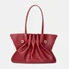 Bolso de Mano Retro Plegado Estilo Nuevo 2026 para Mujer, Moda Transfronteriza, Cruzado de Hombro para el Trabajo, Gama Alta, Bolso Tote Grande para Mujer